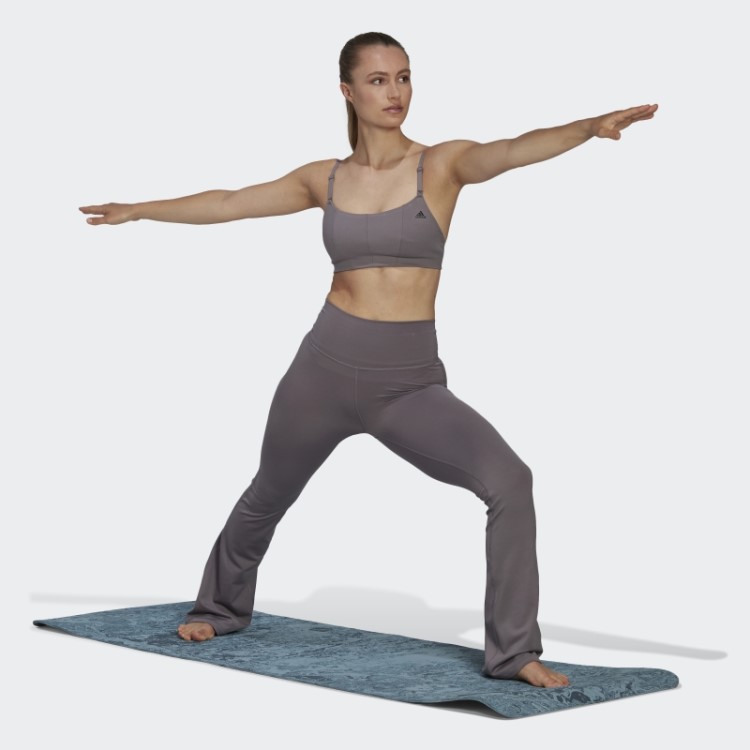 Sutiã Adidas Yoga Studio Light-support Trace Grey