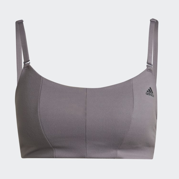 Sutiã Adidas Yoga Studio Light-support Trace Grey