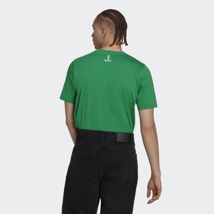 Camiseta Adidas Verde Copa Do Mundo 2022 México