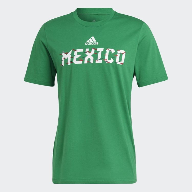 Camiseta Adidas Verde Copa Do Mundo 2022 México