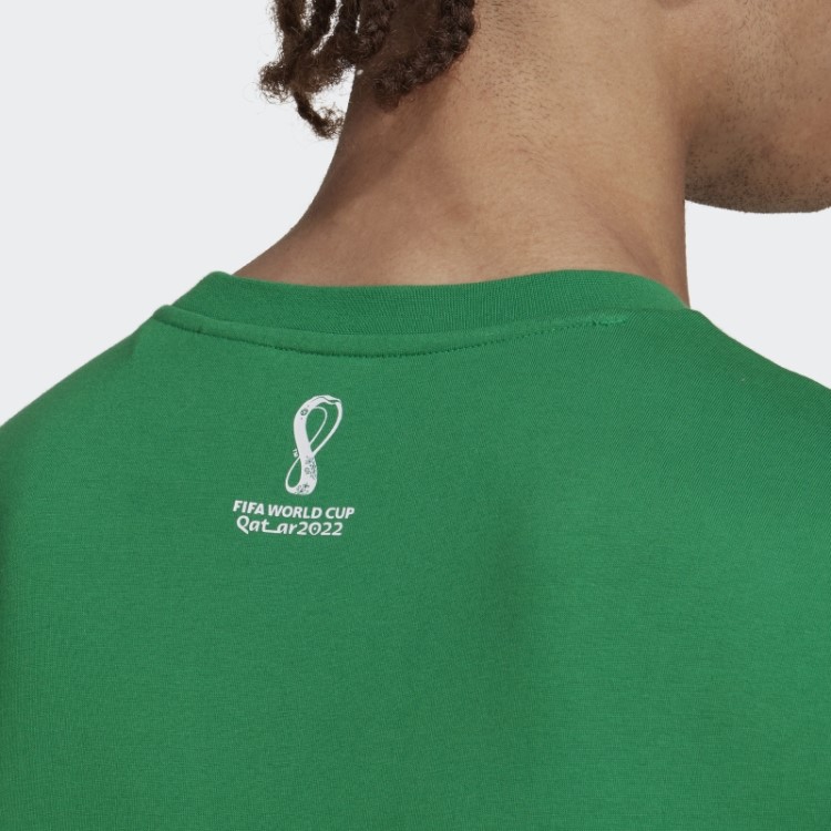 Camiseta Adidas Verde Copa Do Mundo 2022 México