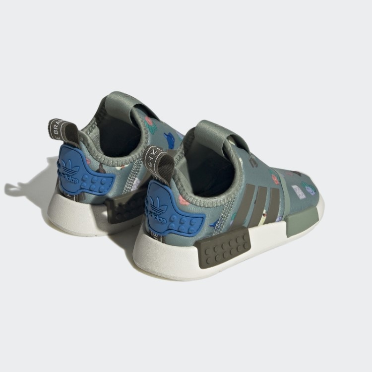 Adidas Nmd 360 X Lego Sapatos Verde Prata