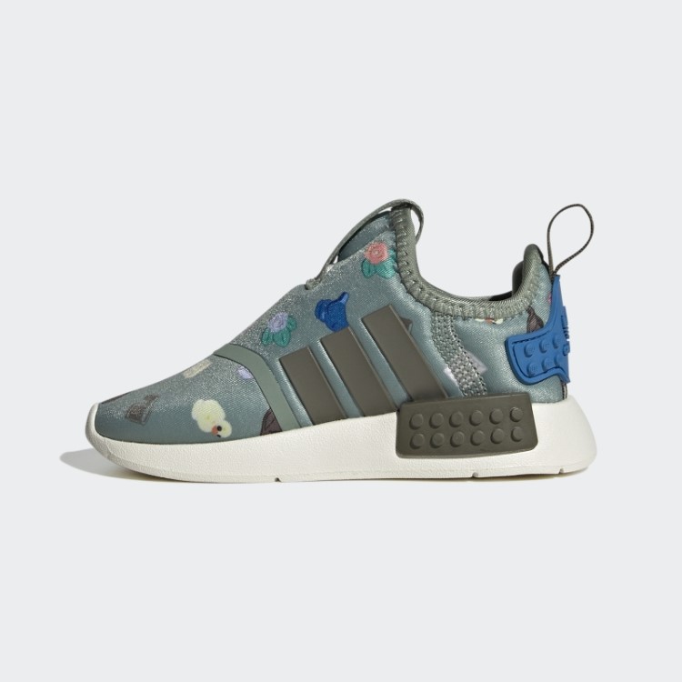 Adidas Nmd 360 X Lego Sapatos Verde Prata