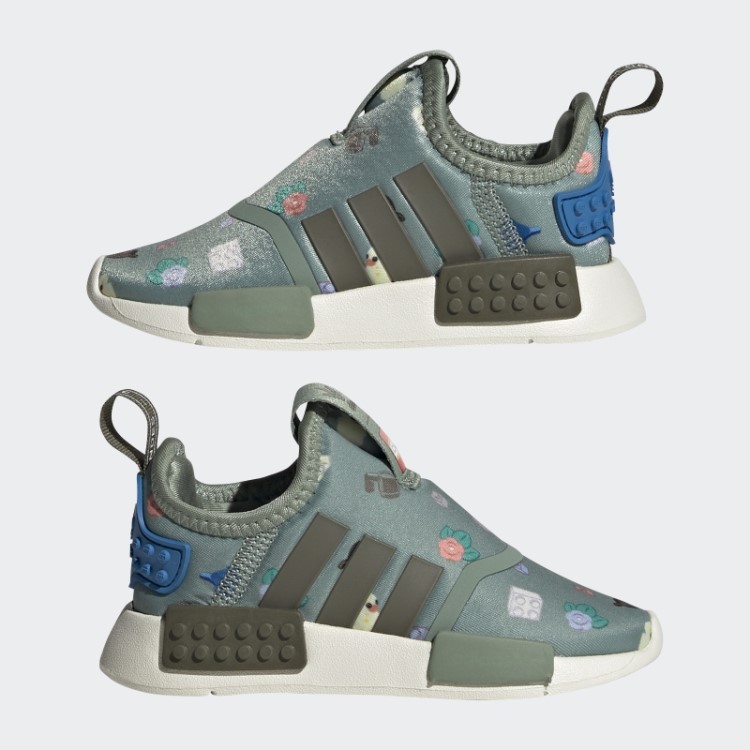 Adidas Nmd 360 X Lego Sapatos Verde Prata