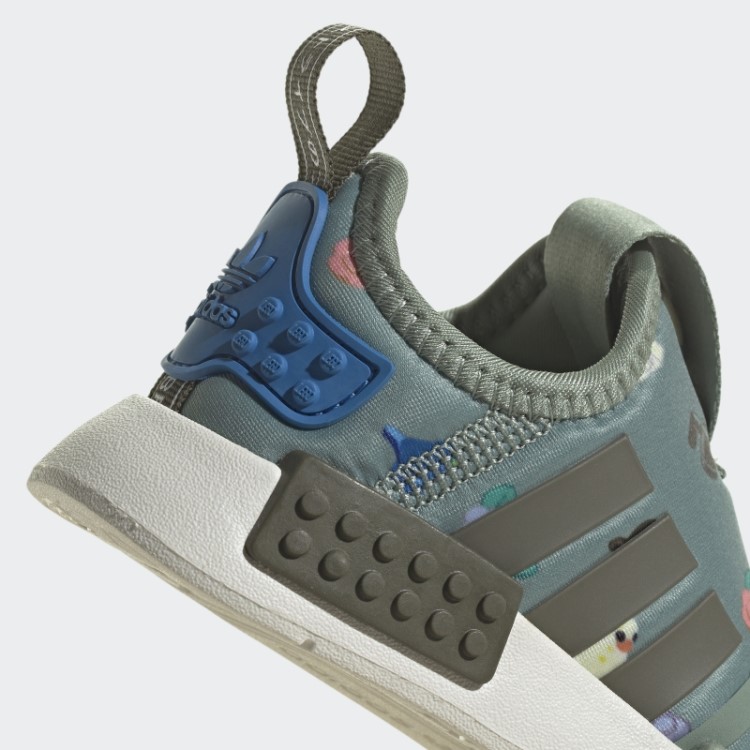 Adidas Nmd 360 X Lego Sapatos Verde Prata