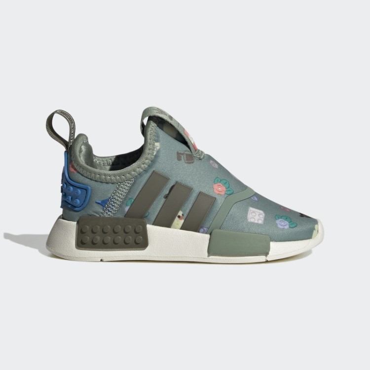 Sapatos Verde Prata Adidas Nmd 360 X Lego Quente