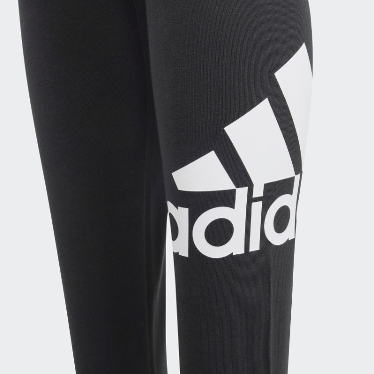Essentials Meia-calça De Algodão Com Logo Grande Adidas Preta