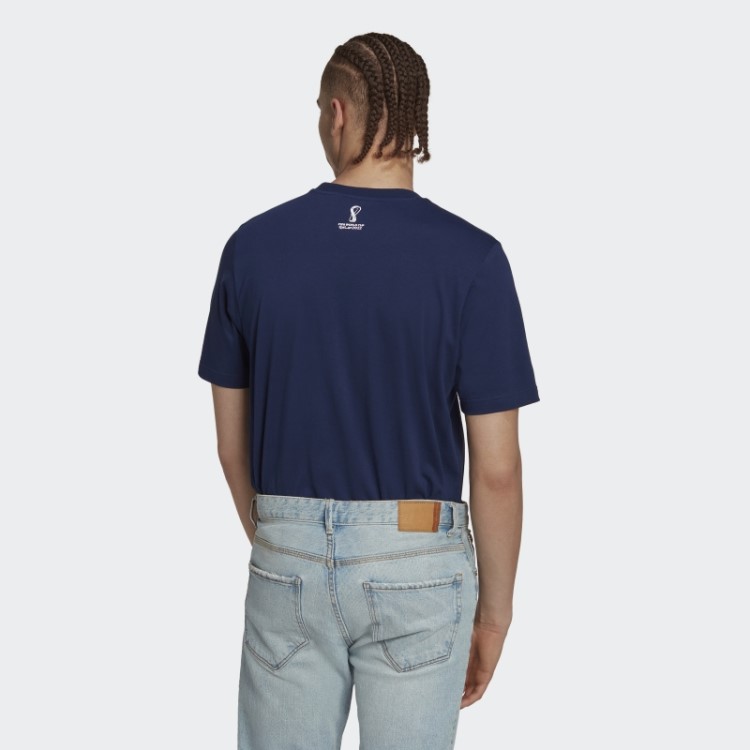 Camiseta Azul Marinho Da Copa Do Mundo Da Fifa 2022 Japão Adidas