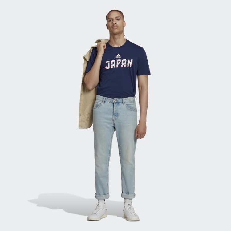Camiseta Azul Marinho Da Copa Do Mundo Da Fifa 2022 Japão Adidas