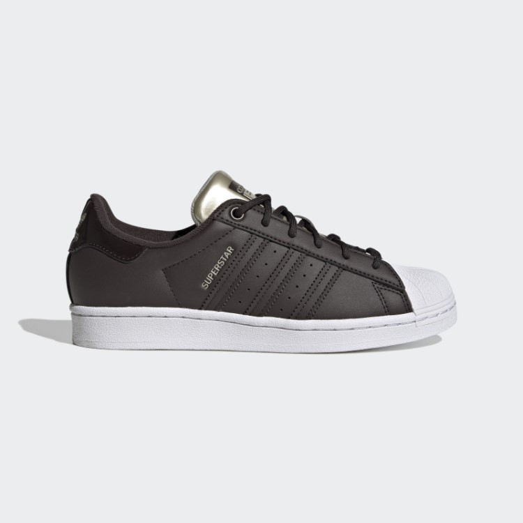 Tênis Adidas Superstar Marrom Noturno