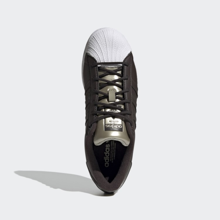 Tênis Adidas Superstar Marrom Noturno