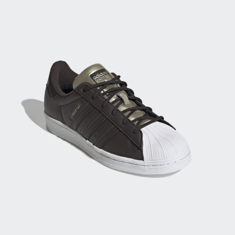 Tênis Adidas Superstar Marrom Noturno