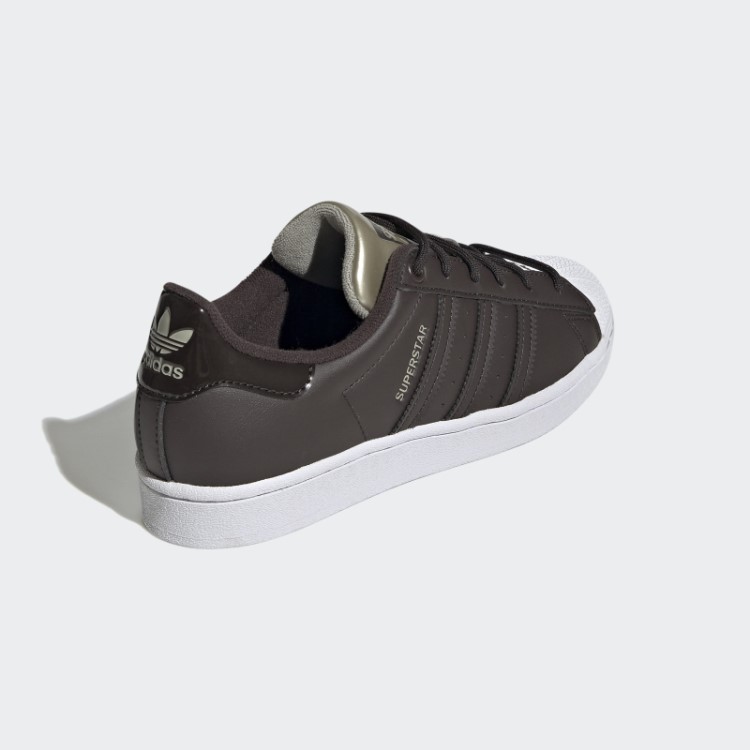 Tênis Adidas Superstar Marrom Noturno