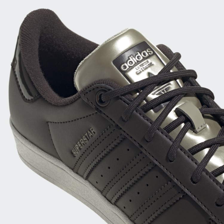 Tênis Adidas Superstar Marrom Noturno