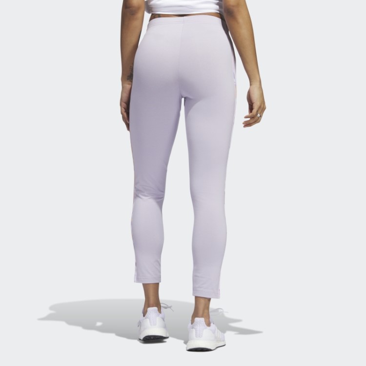 Leggings De Jérsei único De Cintura Alta Adidas Essentials Silver Dawn