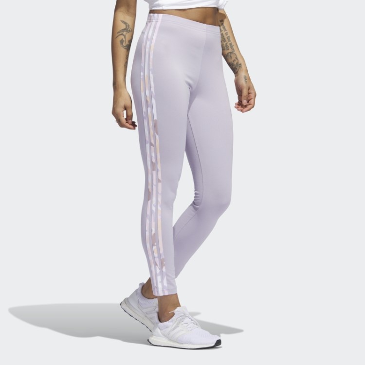 Leggings De Jérsei único De Cintura Alta Adidas Essentials Silver Dawn