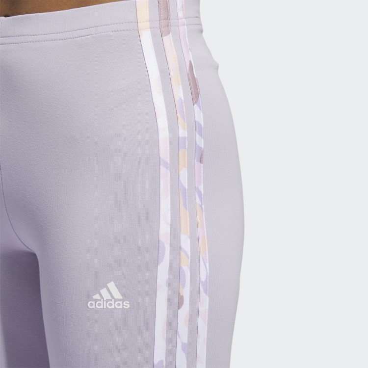 Leggings De Jérsei único De Cintura Alta Adidas Essentials Silver Dawn