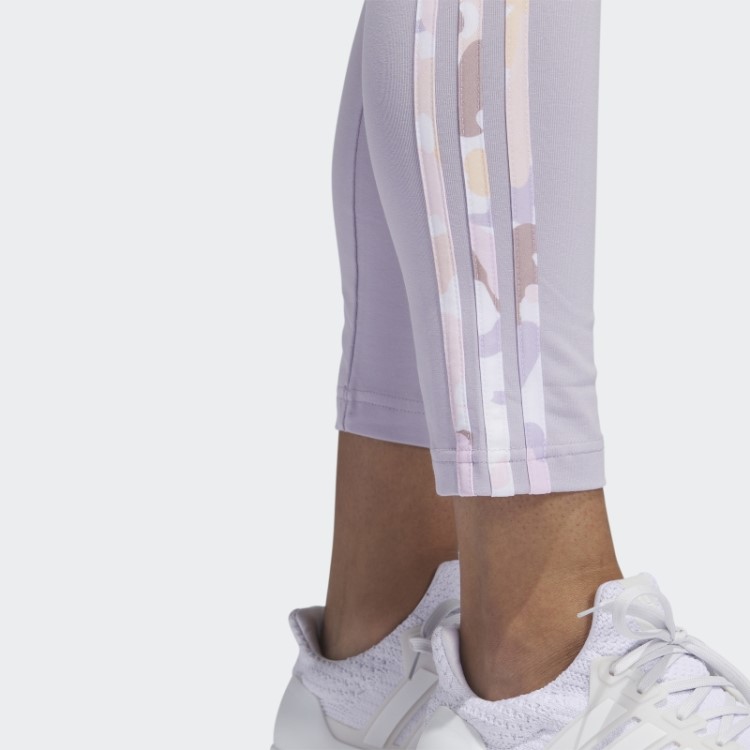 Leggings De Jérsei único De Cintura Alta Adidas Essentials Silver Dawn