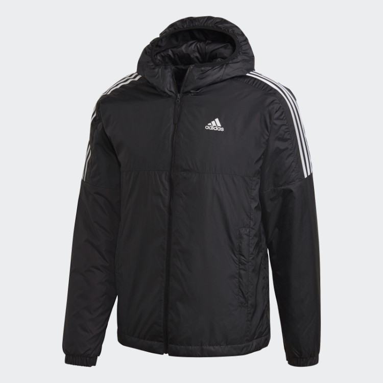 Jaqueta Com Capuz Isolada Adidas Essentials Preta