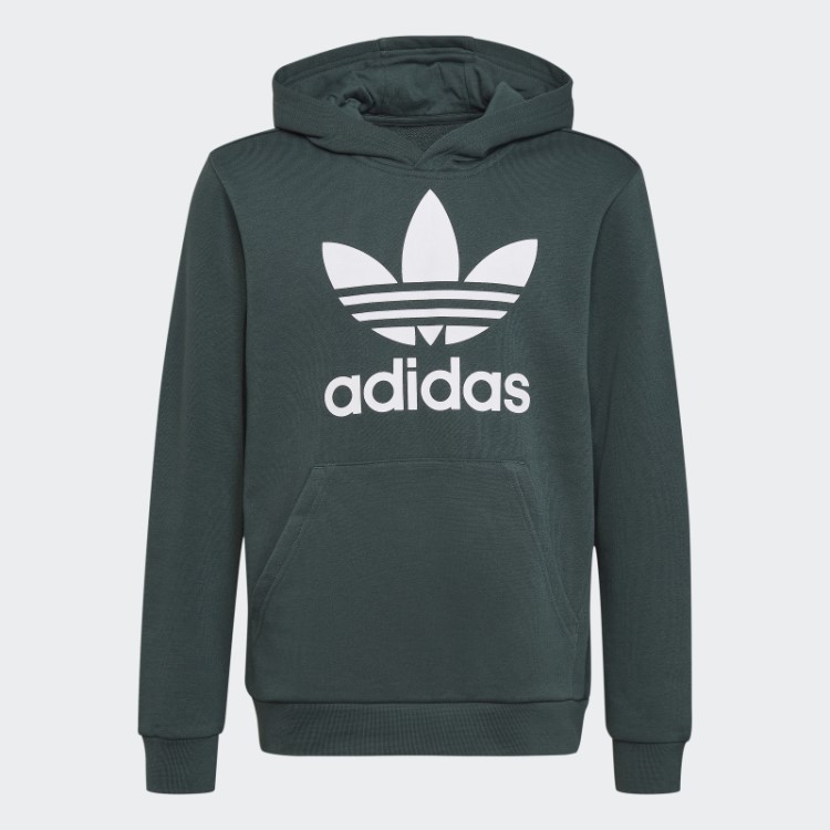 Moletom Verde Mineral Adidas Trefoil