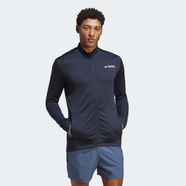Jaqueta De Lã Terrex Com Zíper Completo Ink Adidas