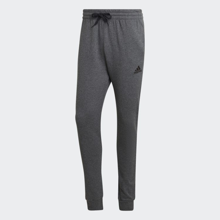 Calças Cônicas Regulares De Lã Cinza Escuro Urze Essenciais Adidas