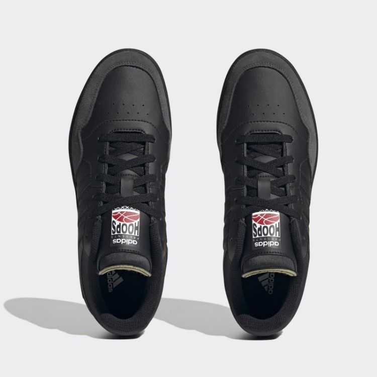 Aros Preto Adidas 3.0 Estilo De Vida Basquete Baixo Clássico Sapatos Vintage