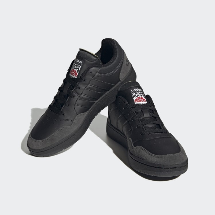 Aros Preto Adidas 3.0 Estilo De Vida Basquete Baixo Clássico Sapatos Vintage