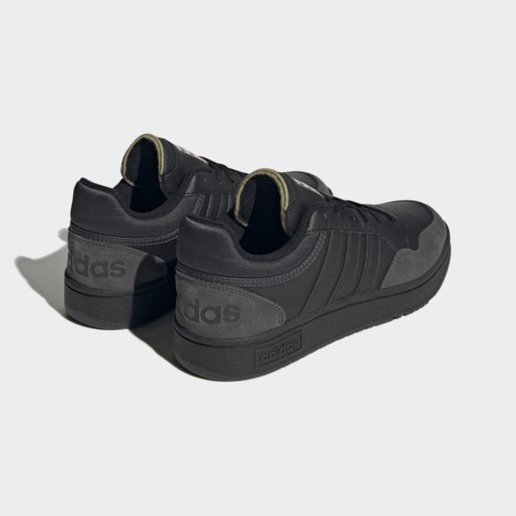 Aros Preto Adidas 3.0 Estilo De Vida Basquete Baixo Clássico Sapatos Vintage
