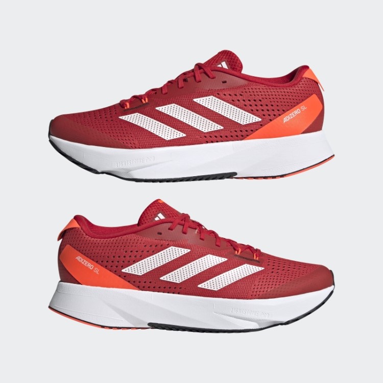Tênis De Corrida Escarlate Adidas Adizero Sl