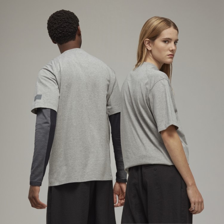 Elegante Camiseta De Manga Curta Relaxada Y-3 Adidas