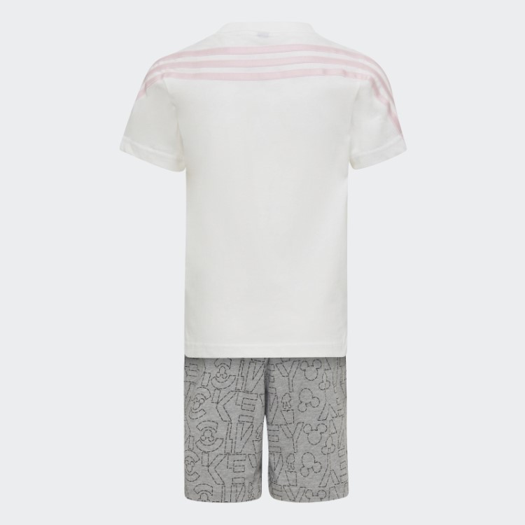 Adidas X Disney Mickey Mouse Conjunto De Verão Fashion Branco