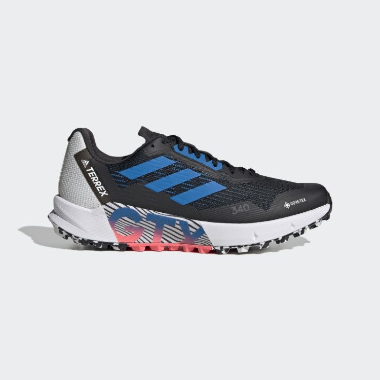 Adidas Terrex Agravic Flow 2.0 Gore-tex Tênis De Trilha Azul Rush