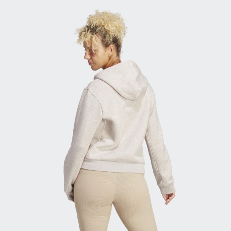 All Szn Moletom Com Capuz De Lã Adidas Taupe Mel