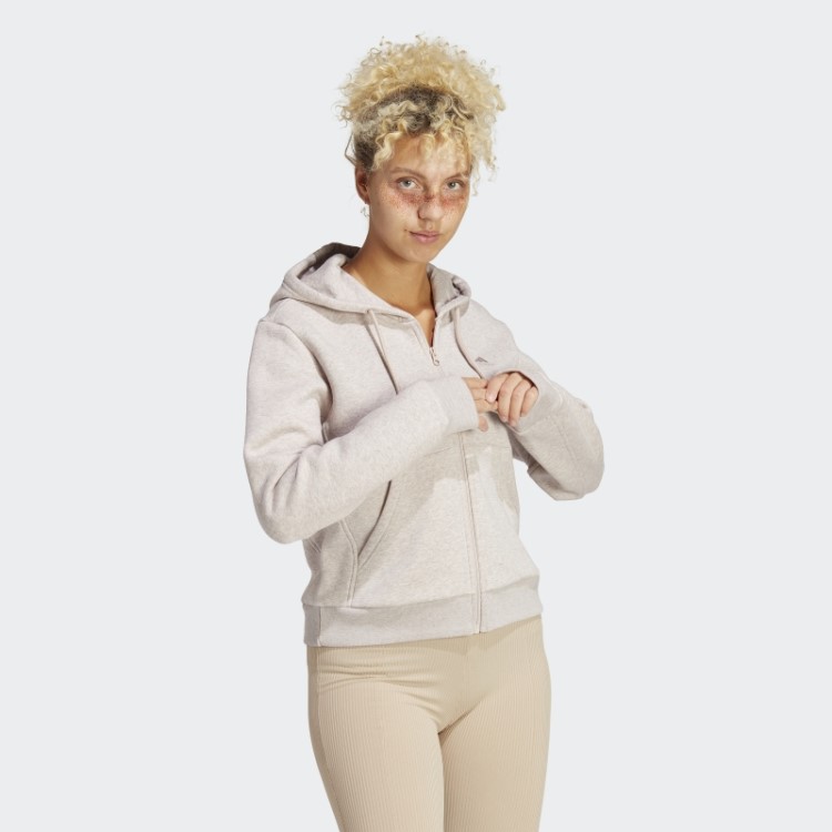 All Szn Moletom Com Capuz De Lã Adidas Taupe Mel