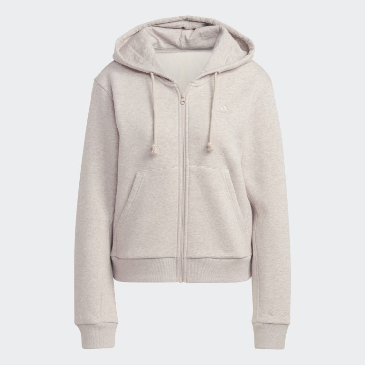All Szn Moletom Com Capuz De Lã Adidas Taupe Mel