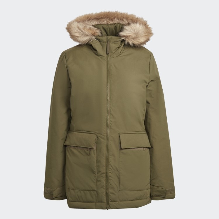 Parka Com Capuz Utilitas Adidas Olive