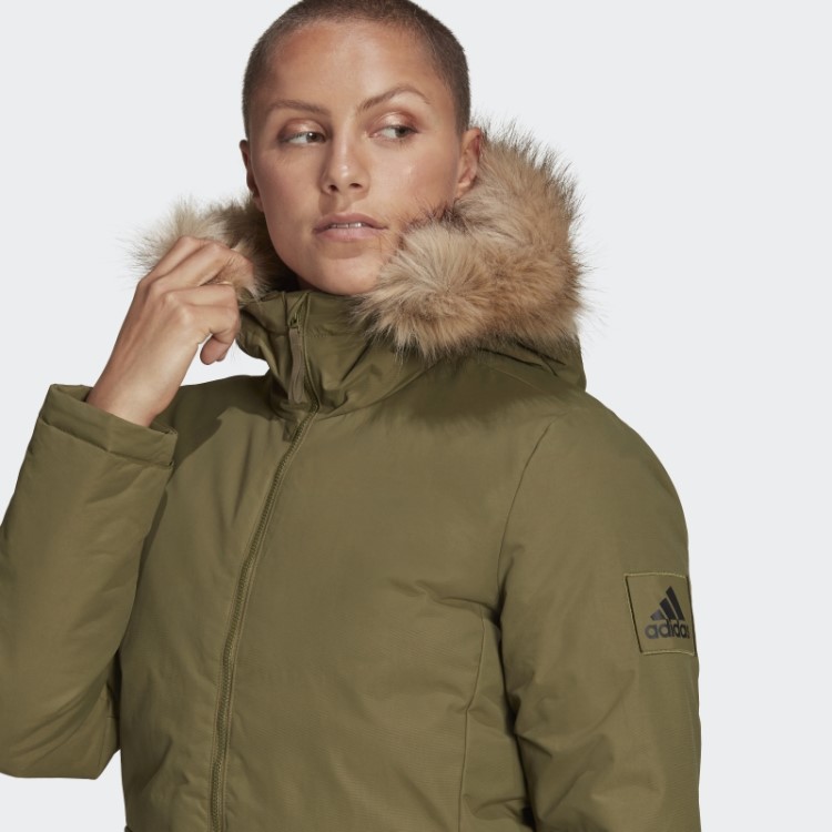 Parka Com Capuz Utilitas Adidas Olive