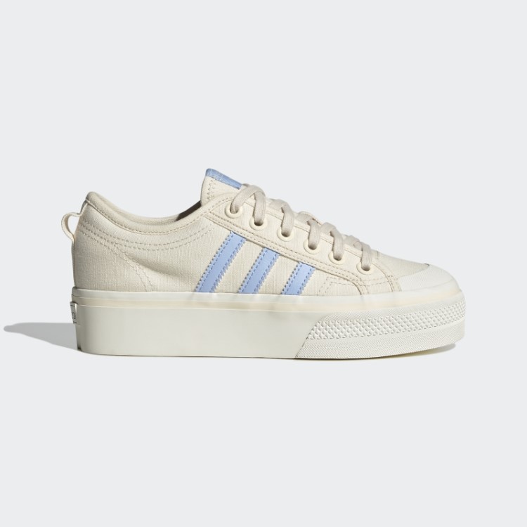 Sapato Plataforma Adidas Nizza Blue Dawn