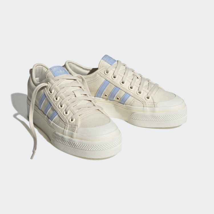 Sapato Plataforma Adidas Nizza Blue Dawn