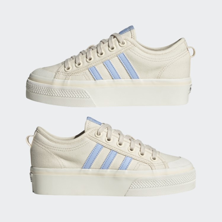 Sapato Plataforma Adidas Nizza Blue Dawn