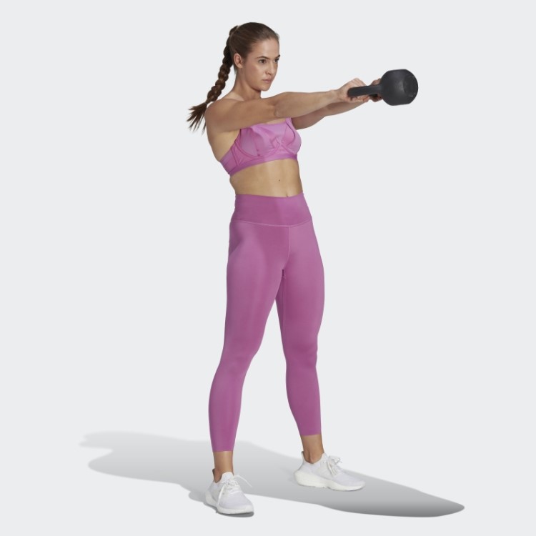 Tlrd Impact Luxe Sutiã De Treinamento De Alto Suporte Lilás Adidas