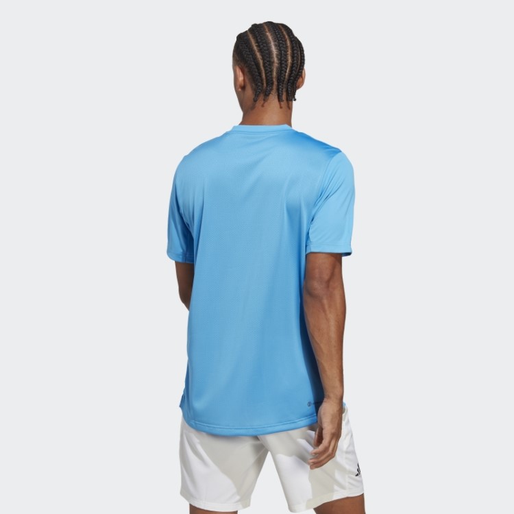 Camiseta De Tênis Azul Adidas Club