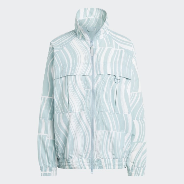 Branco Adidas By Stella Mccartney Truecasuals Estampado Tracktop Fashion