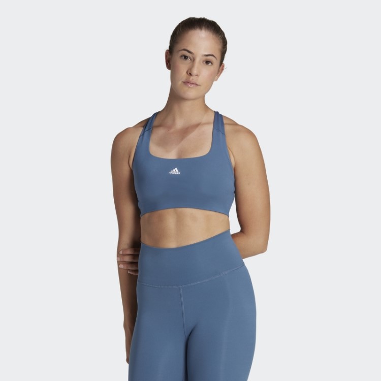 Sutiã De Treinamento De Suporte Médio Adidas Powerimpact De Aço