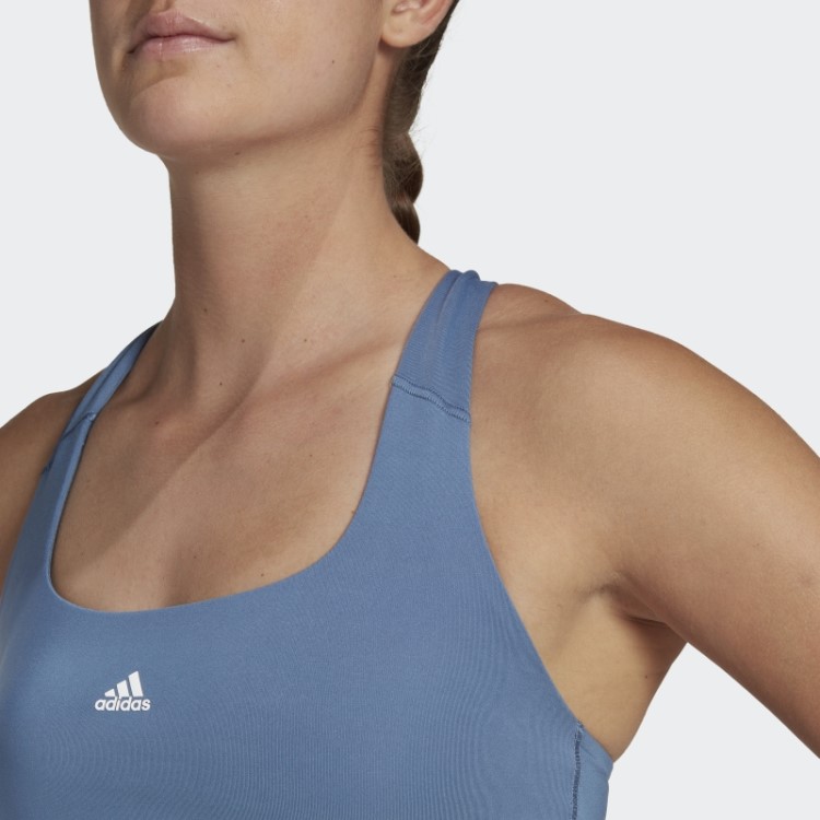 Sutiã De Treinamento De Suporte Médio Adidas Powerimpact De Aço