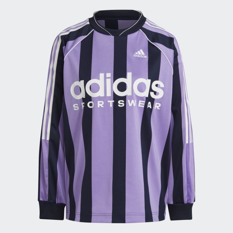 Camisa De Manga Longa Jacquard Adidas Violeta
