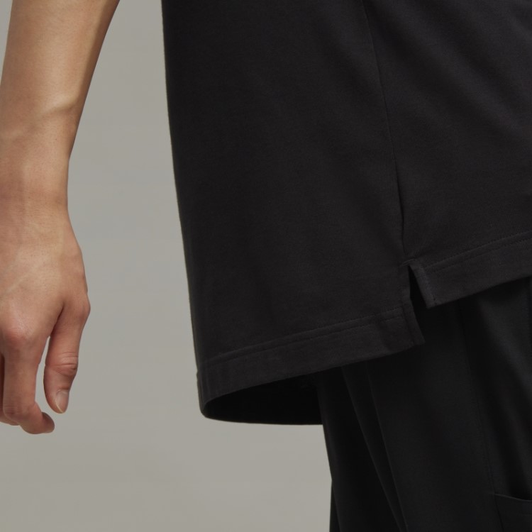 Elegante Camiseta De Manga Curta Com Logo Gráfico Adidas Y-3