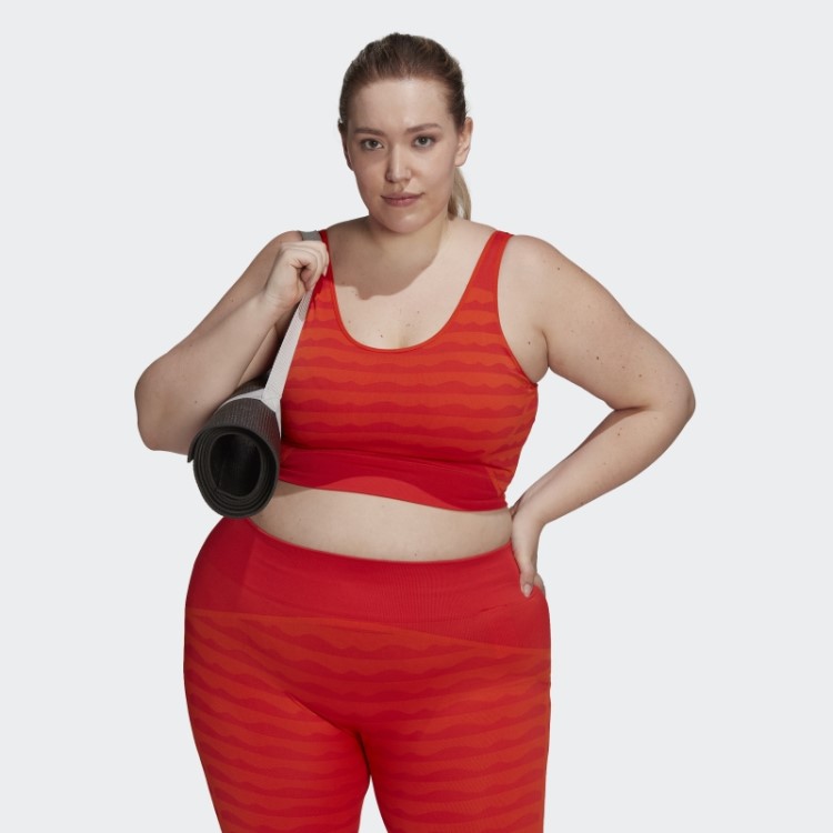 Sutiã Laranja Marimekko Aeroknit Light-support (tamanho Grande) Adidas