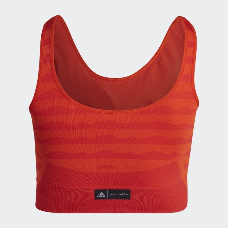 Sutiã Laranja Marimekko Aeroknit Light-support (tamanho Grande) Adidas